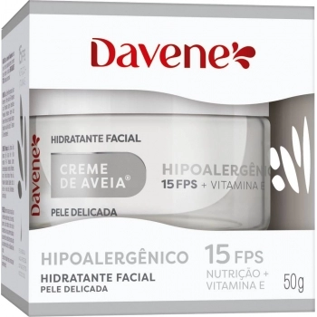 CREME HIDRATANTE FACIAL DE AVEIA HIPOALERGÊNICO 50G (12)
