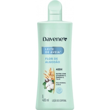 HIDRATANTE CORPORAL LEITE DE AVEIA FLOR DE ALGODÃO 400ML (12)