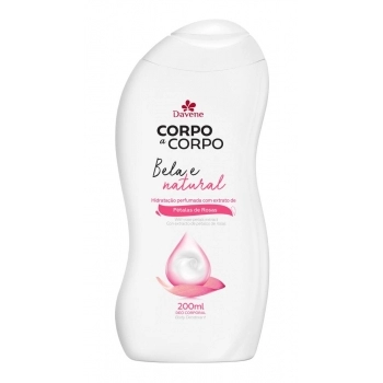 LOÇÃO HIDRATANTE CORPORAL CORPO A CORPO NATURAL 200ML (24)