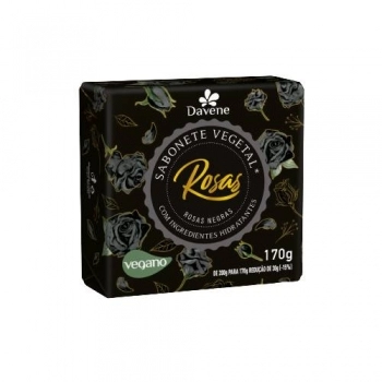 SABONETE VEGETAL EM BARRA ROSAS NEGRAS 170G (12)