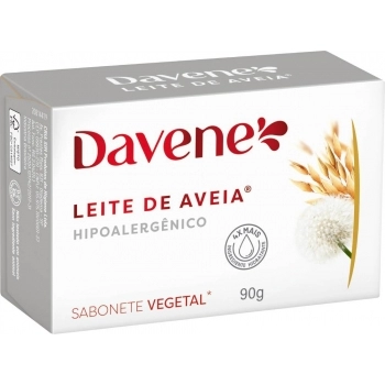 SABONETE VEGETAL EM BARRA LEITE DE AVEIA HIPOALERGÊNICO 90G (48)
