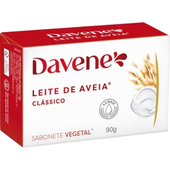 SABONETE VEGETAL EM BARRA LEITE DE AVEIA PERFUME ORIGINAL 90G (48)