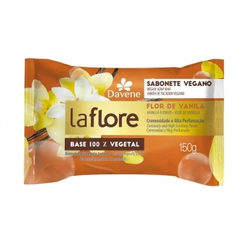 SABONETE BARRA VEGETAL VANILA LA FLORE 150G (36)