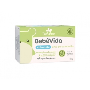 SABONETE VEGETAL EM BARRA BEBÊ VIDA CHÁ DE CAMOMILA 90G (36)