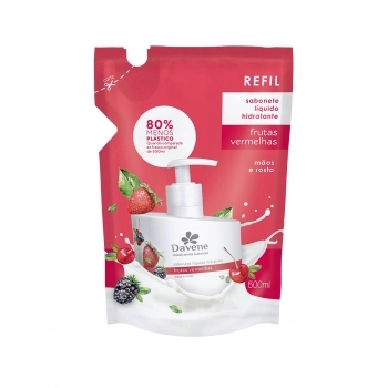 REFIL SABONETE LÍQUIDO CLÁSSICOS DA NATUREZA FRUTAS VERMELHAS 500ML (6)