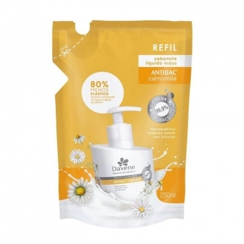 REFIL SABONETE LÍQUIDO CLÁSSICOS DA NATUREZA ANTIBAC CAMOMILA 250ML (12)