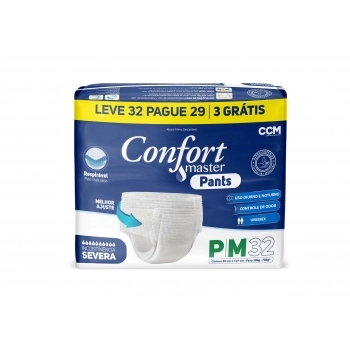FRALDA CONFORT MASTER PANTS ECONOMICO P/M 32UN (2)