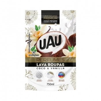 UAU LAVA ROUPAS&nbsp;PERF COCO E VANIL 750ML (18)