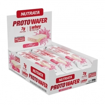 NUTRA PROTOWAFER MORANGO DP C/12 70G (72)