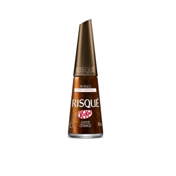 RISQUE CL KITKAT ESM MET CHOCO COSMICO 8ML (144)