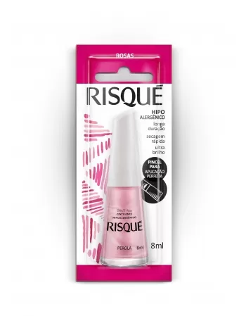 RISQUE ESMALTE CINTILANTE PÉROLA 8ml - BLISTER