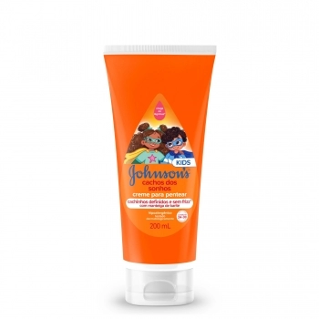 JOHNSON'S CREME DE PENTEAR INFANTIL CACHOS DOS SONHOS 200ML (12)