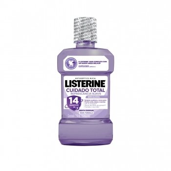 LISTERINE ENXA BUCAL S/ALCOOL CUIDADO TOTAL SUAVE 250ML (12)