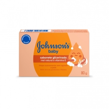 JOHNSON'S BABY SAB DE GLICERINA EM BARRA 80G (72)