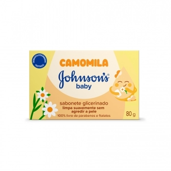 JOHNSON'S BABY SAB GLICERINADO CAMOMILA 80G (72)