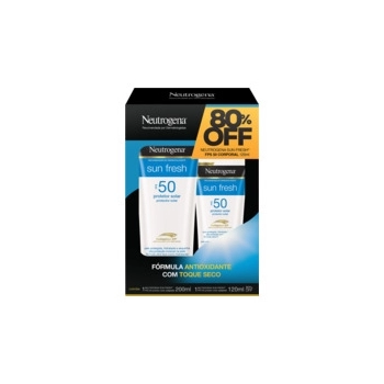 NEUTROGENA SUN FRESH KIT FPS50 200ML + 120ML GT80% (6)