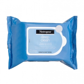 NEUTROGENA LENÇO DEMAQUILANTE DEEP CLEAN 25 UN (12)