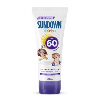 SUNDOWN PROT SOLAR INFANTIL TRIPLA PROTEÇÃO KIDS FPS60 100ML (6)