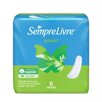 SEMPRE LIVRE ADAPT ABS EXTERNO S/ABAS SUAVE 8 UN (48)