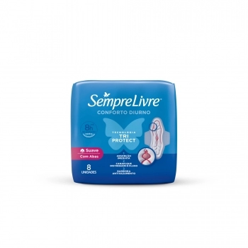 SEMPRE LIVRE CONFORTO DIURNO SUAVE C/ABAS 8 UN (48)