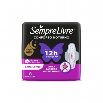 SEMPRE LIVRE CONFORTO NOTURNO SUAVE C/ABAS 8 UN (24)