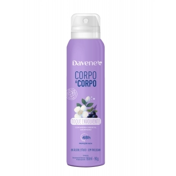 DESODORANTE ANTIPERSPIRANTE AEROSSOL CORPO A CORPO ENVOLVENTE 150ML (6)