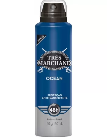 TRES MARCHAND DESODORANTE AEROSSOL OCEAN 150ml