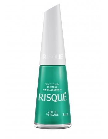 RISQUE ESMALTE CREMOSO VER DE VERDADE 8ml - COMERCIAL