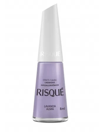 RISQUE ESMALTE CREMOSO LAVANDA ALMA 8ml - COMERCIAL