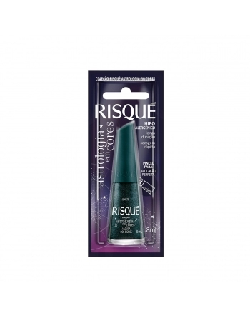 RISQUE ESMALTE METÁLICO A LOUCA DOS SIGNOS 8ml - BLISTER