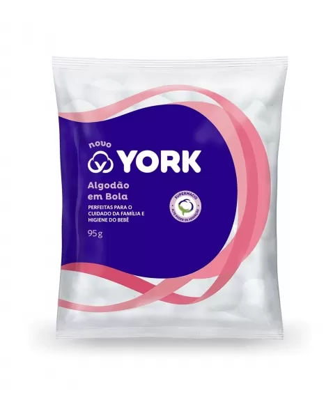 YORK ALGODÃO EM BOLAS 95g