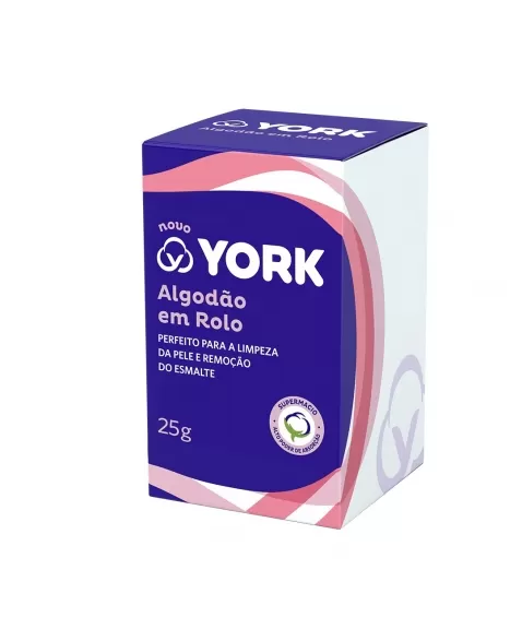 YORK ALGODÃO EM ROLO 25g