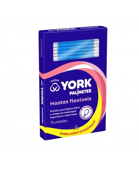 YORK PALINETES EMBALAGEM ECONÔMICA 75un